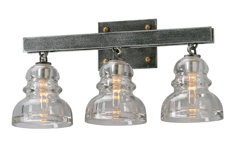 Troy Menlo Park 3-Light 21" Bathroom Vanity Light in Deep Bronze