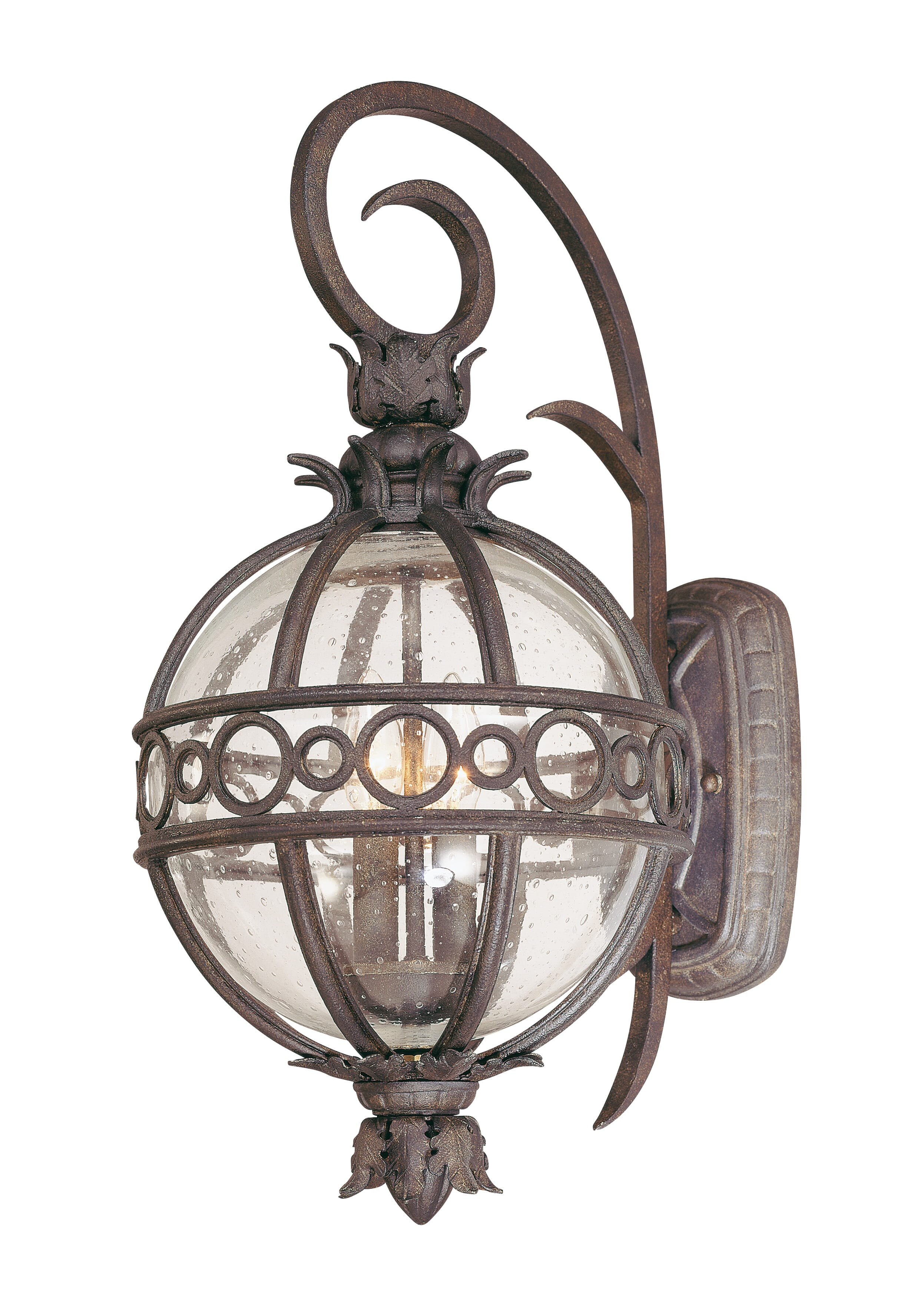 Troy Campanile 2-Light 22" Outdoor Wall Light in Campanile Bronze