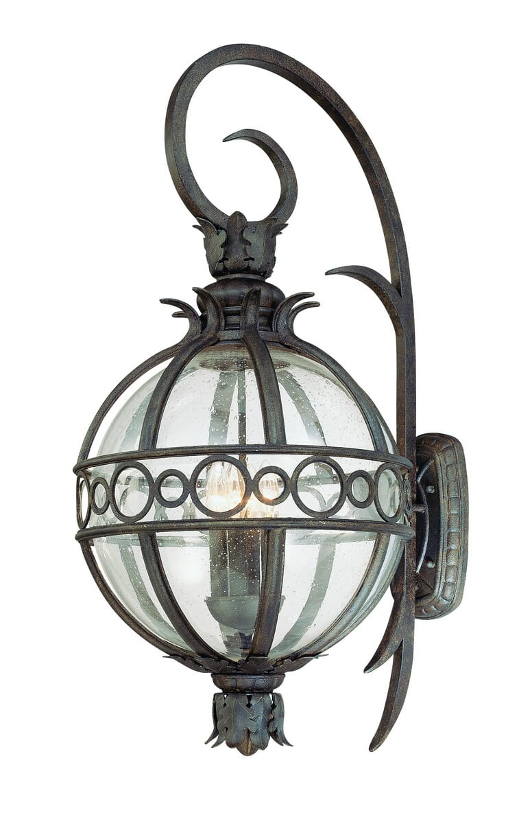 Troy Campanile 4-Light 36" Outdoor Wall Light in Campanile Bronze