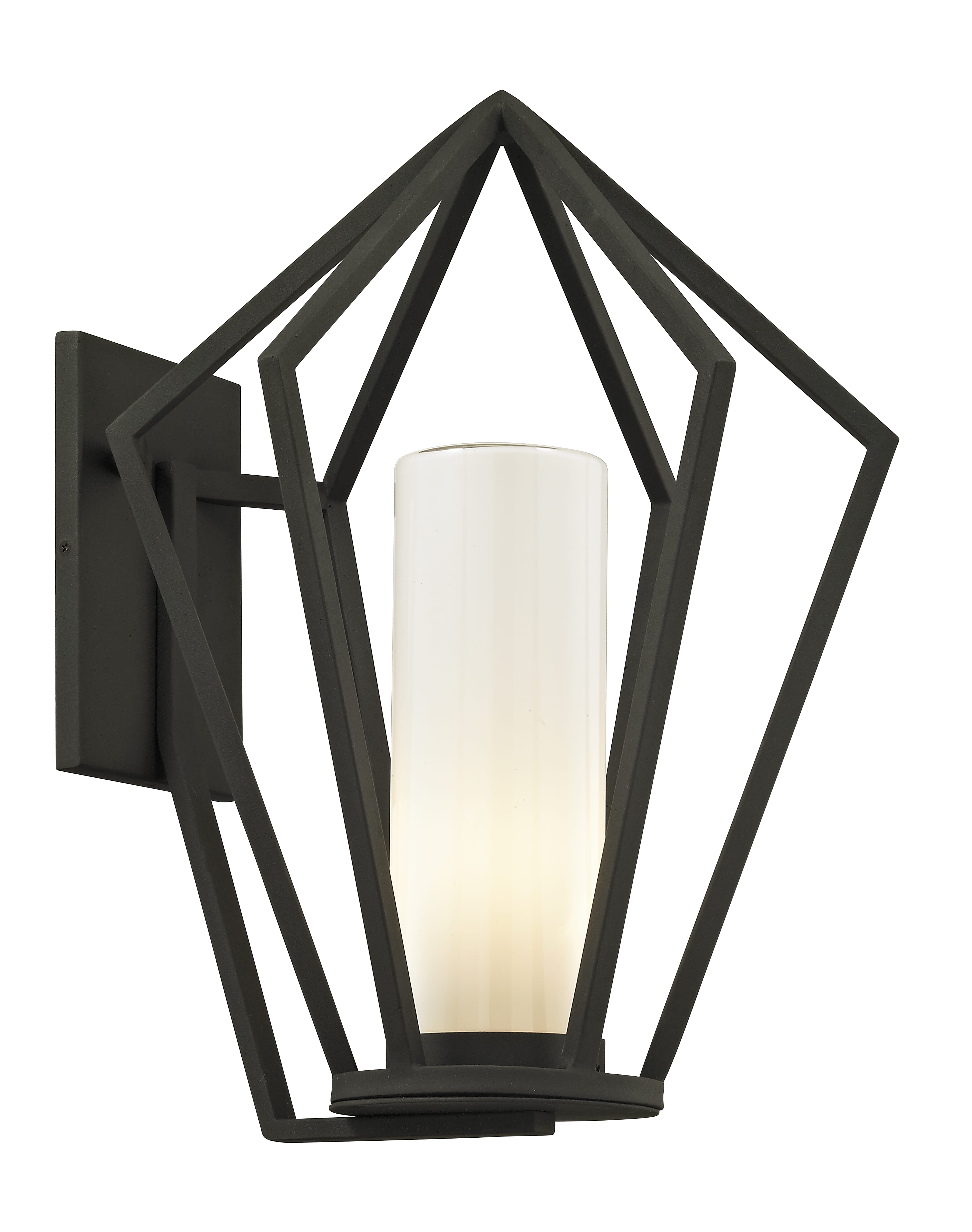 Troy Whitley Heights 19" Outdoor Wall Light in Textured Black