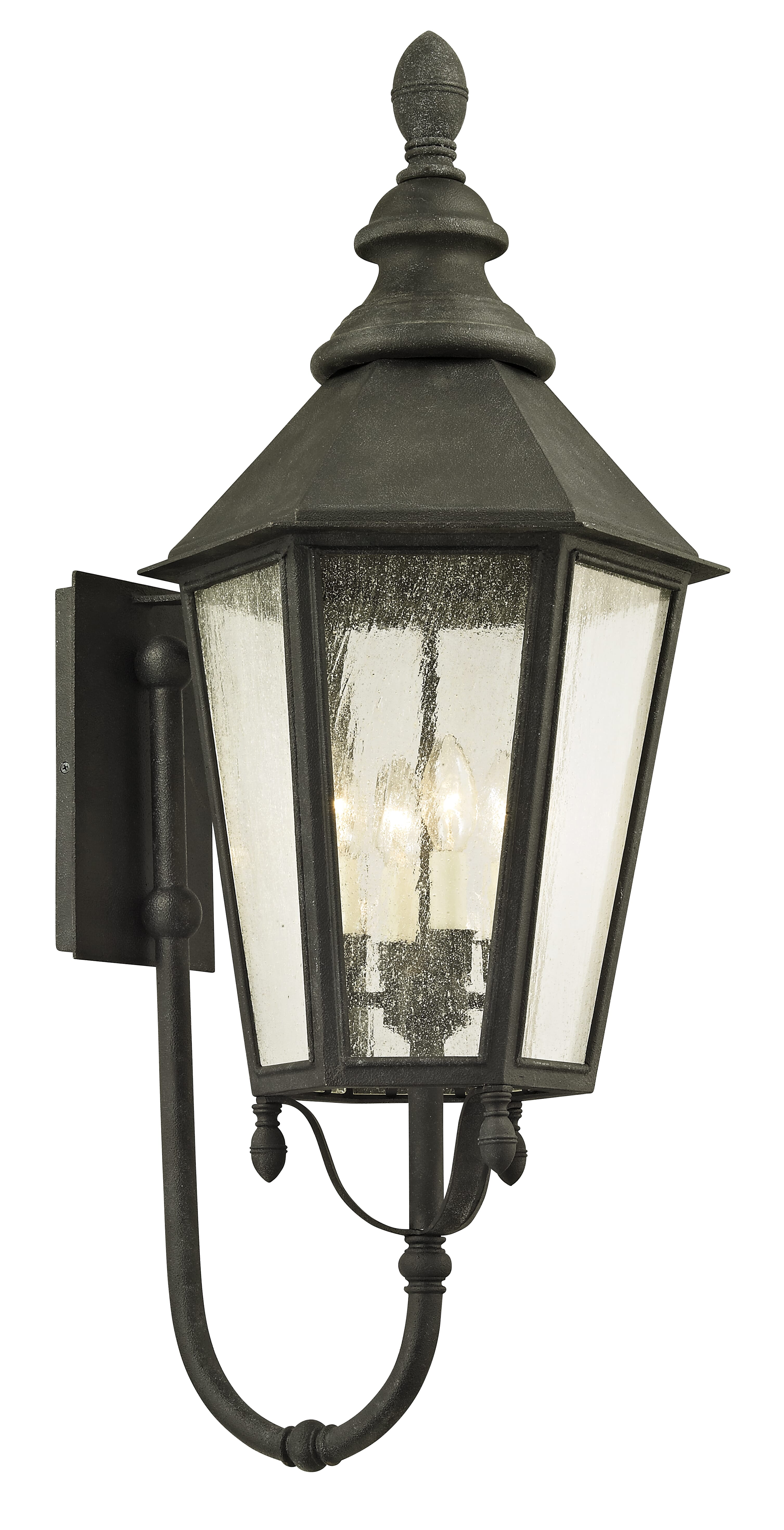 Troy Savannah 4-Light 37" Outdoor Wall Light in Vintage Iron