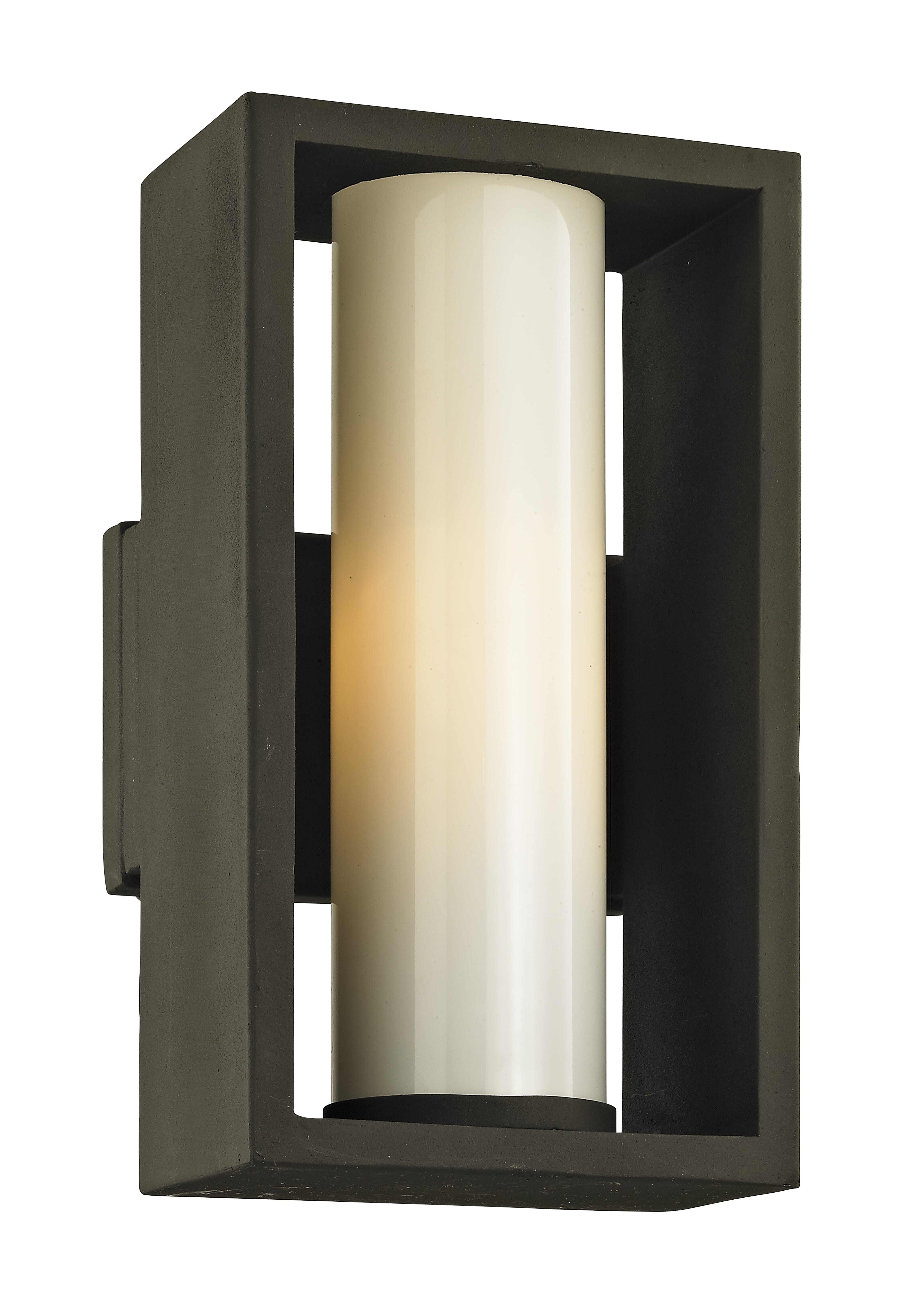 Troy Mondrian 12" Outdoor Wall Light in Textured Bronze