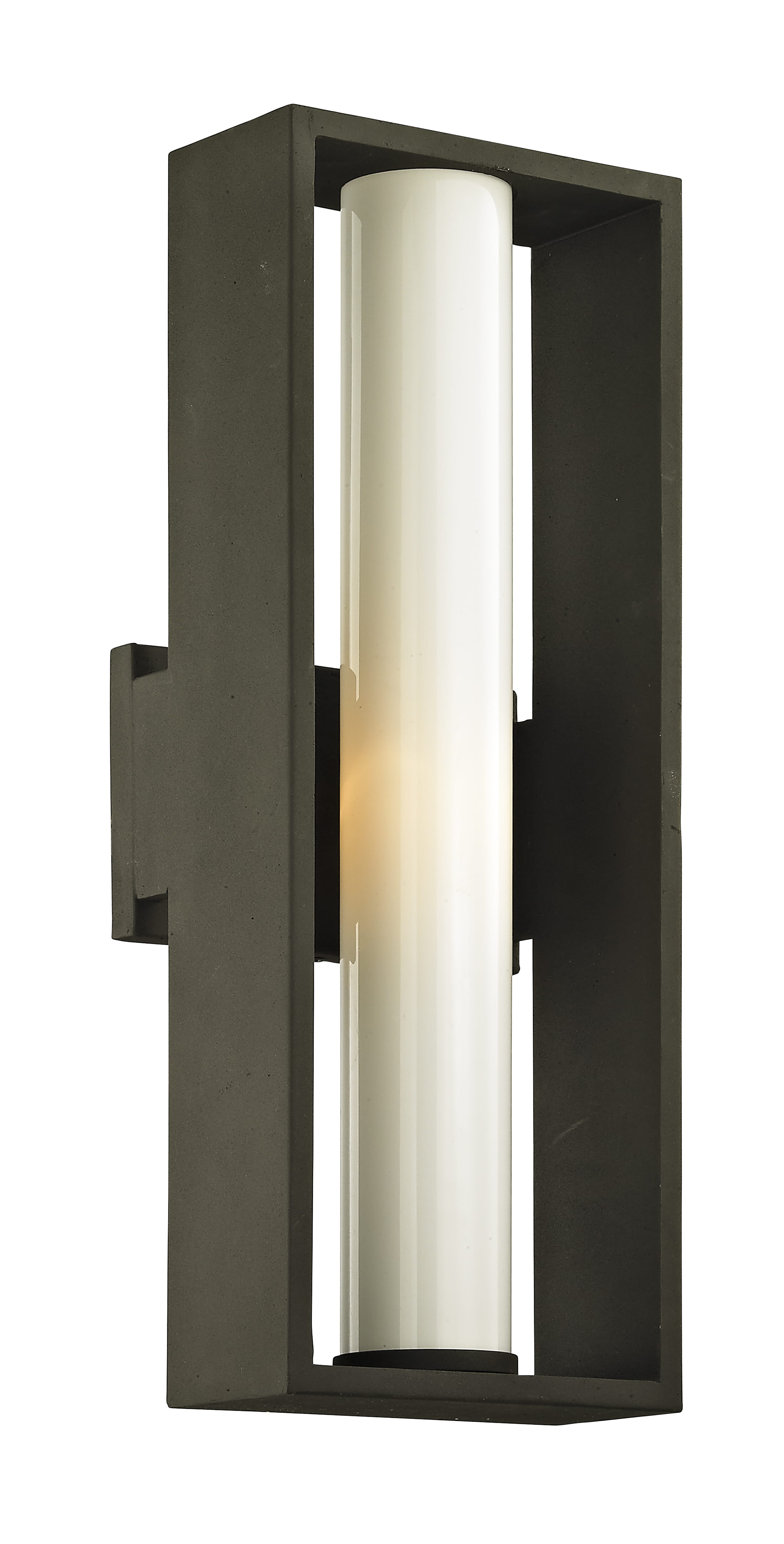 Troy Mondrian 18" Outdoor Wall Light in Textured Bronze