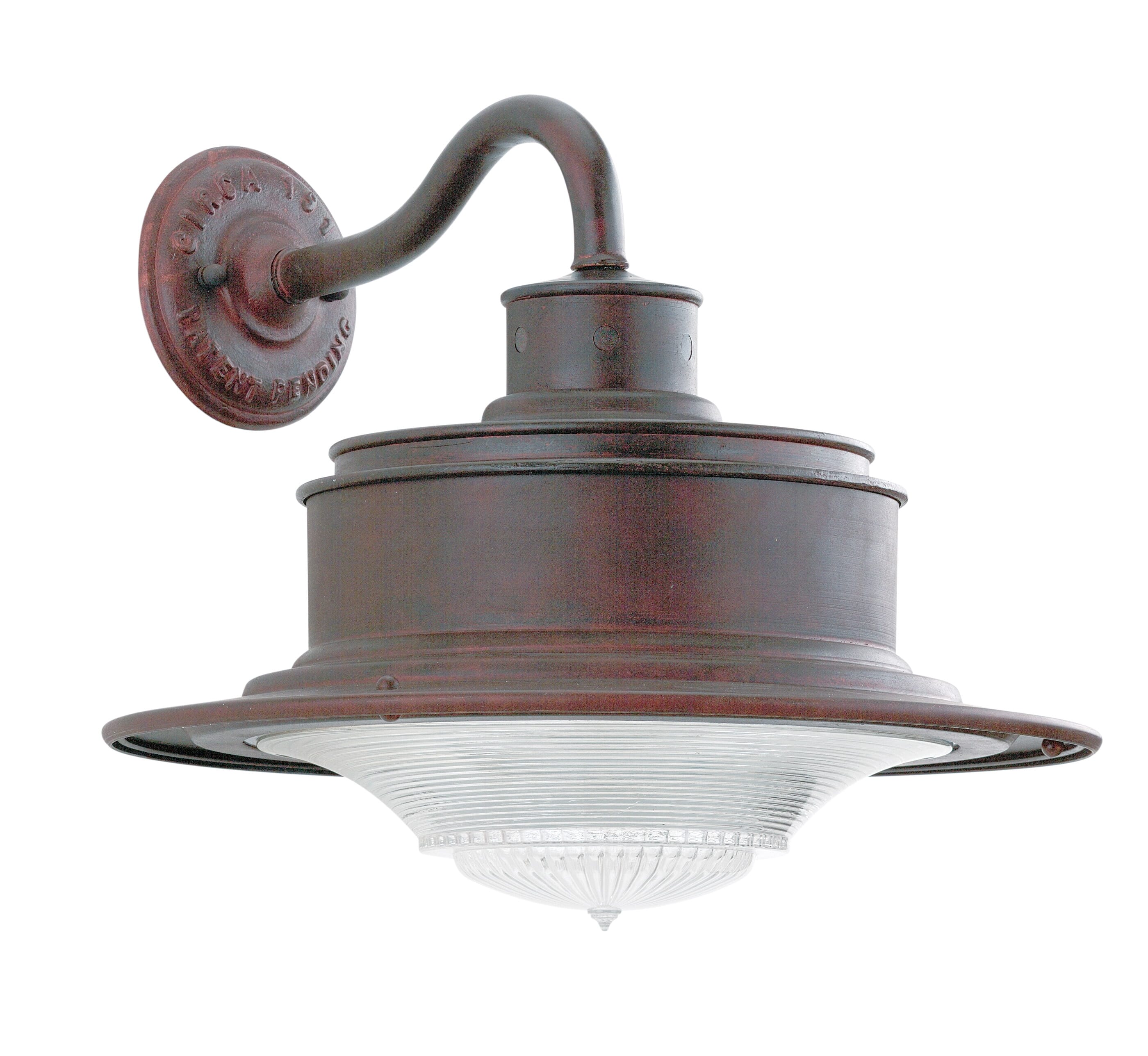 Troy South Street 12" Outdoor Wall Light in Old Rust