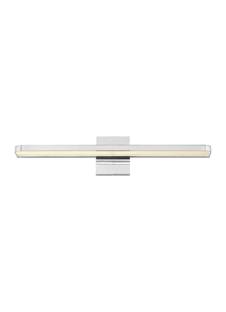 Tech Banda 3000K LED 24" Bathroom Vanity Light in Chrome