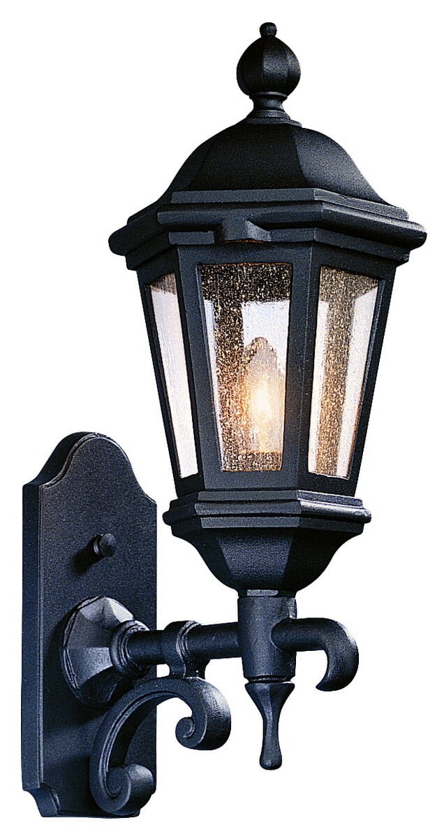 Troy Verona 18" Outdoor Wall Light in Matte Black