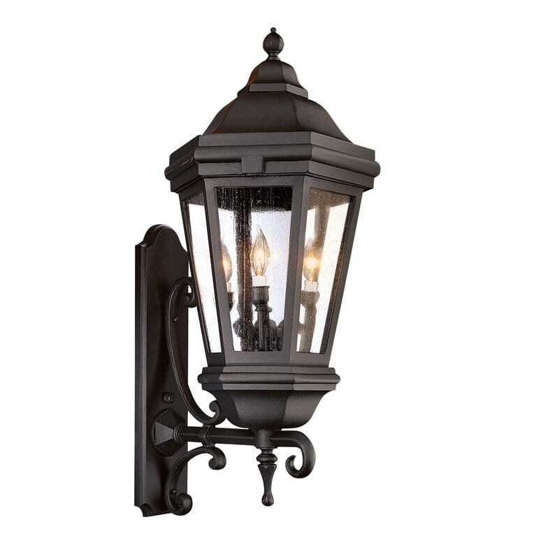 Troy Verona 3-Light 35" Outdoor Wall Light in Antique Bronze