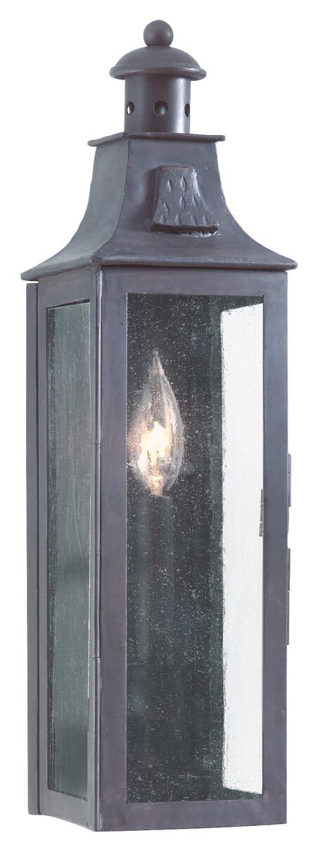 Troy Newton 18" Outdoor Wall Light in Old Bronze