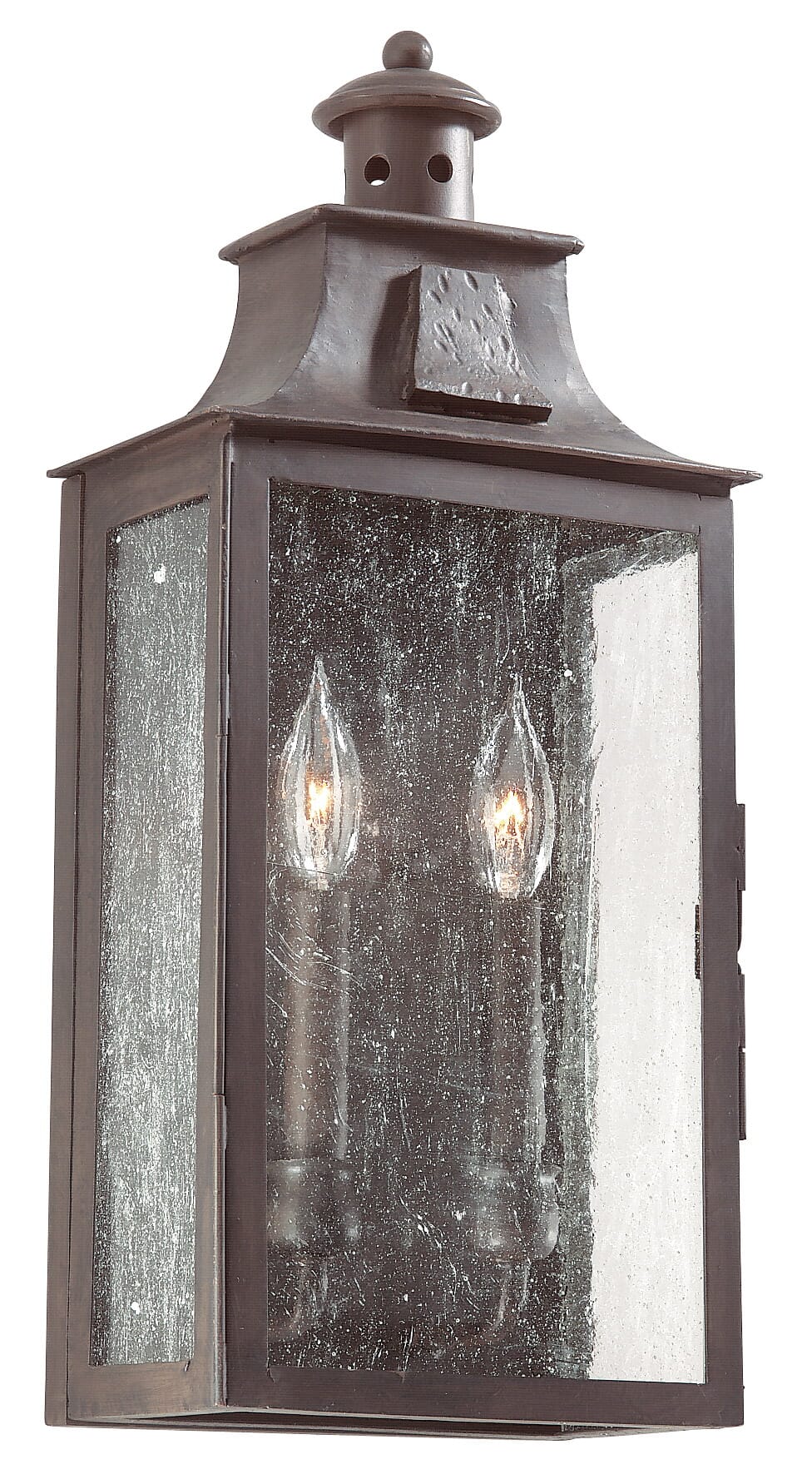 Troy Newton 2-Light 20" Outdoor Wall Light in Old Bronze