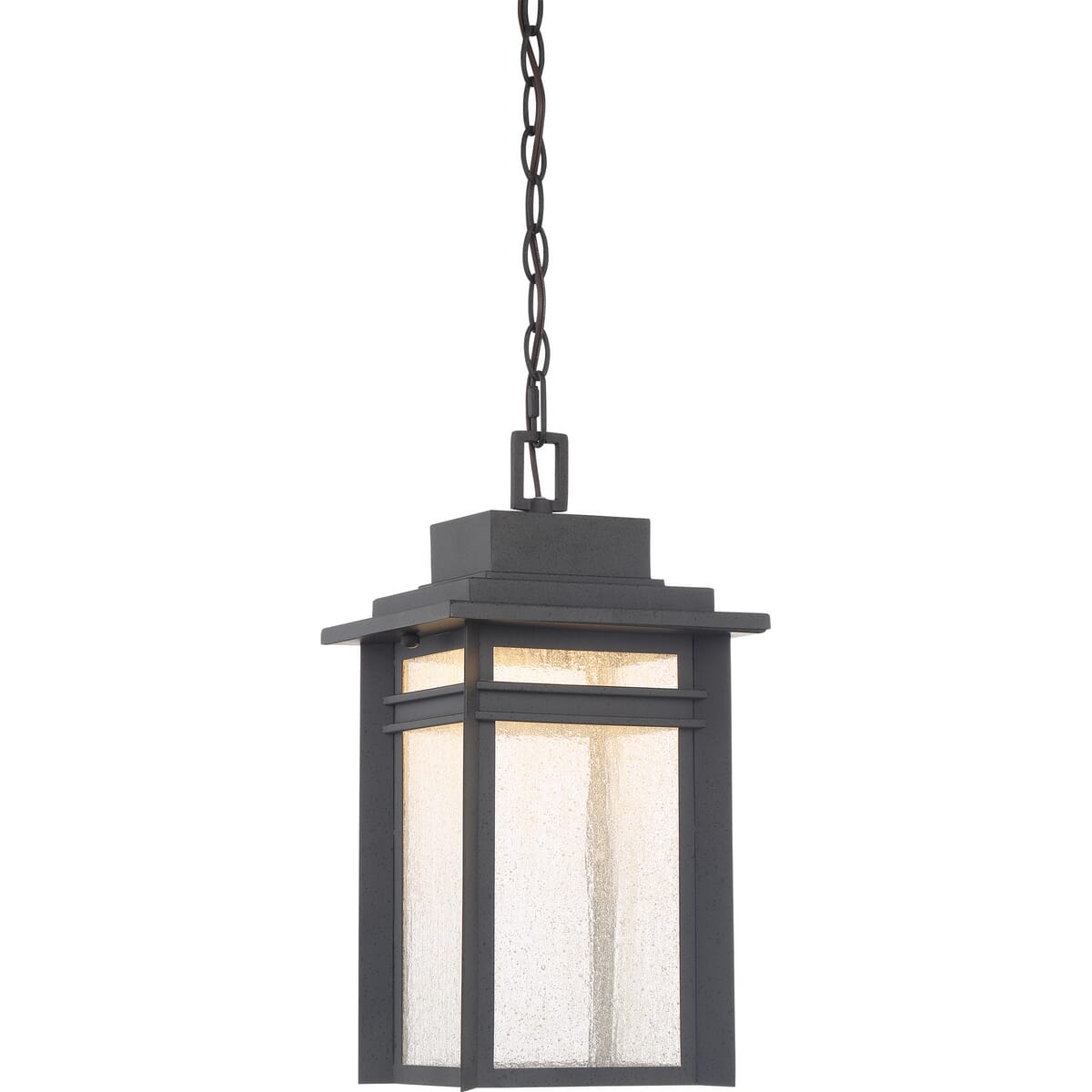 Quoizel Beacon 9" Outdoor Hanging Light in Stone Black