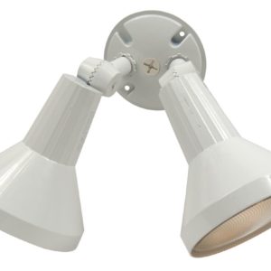 Exteriors by Craftmade Outdoor Flood Dual Head in White