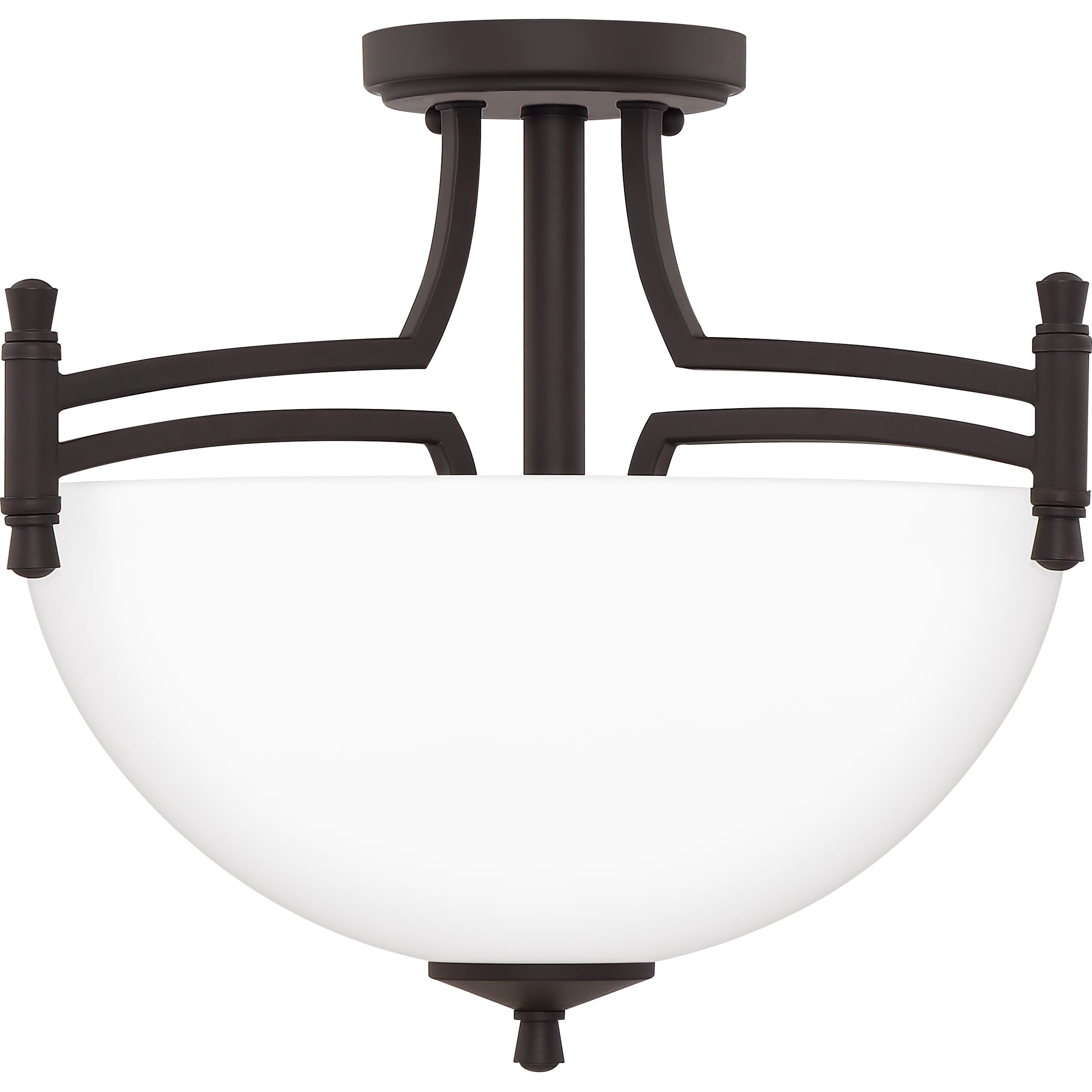 Quoizel Billingsley 2-Light 15" Ceiling Light in Old Bronze