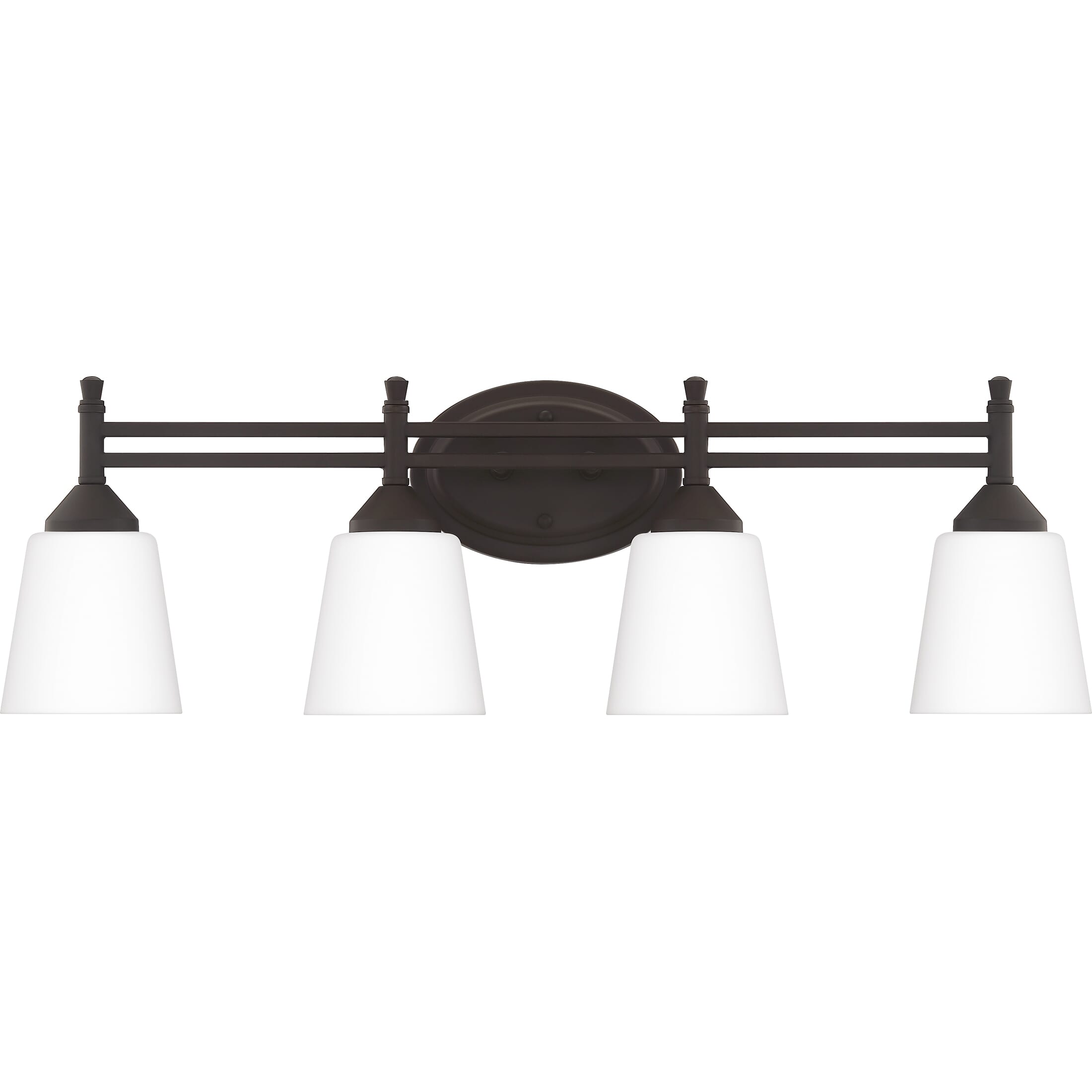 Quoizel Billingsley 4-Light 28" Bathroom Vanity Light in Old Bronze