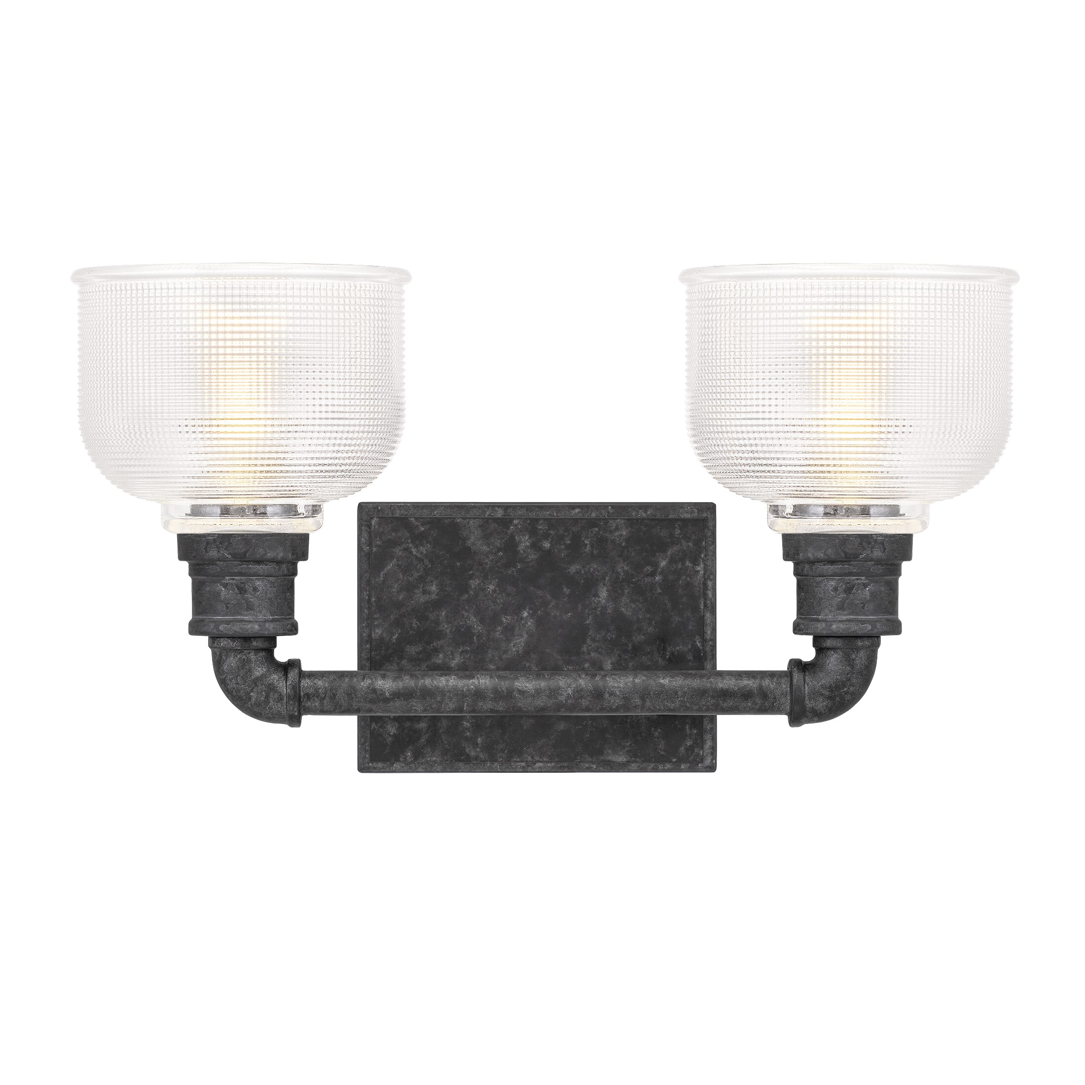 Quoizel Boomer 2-Light 16" Bathroom Vanity Light in Old Black Finish