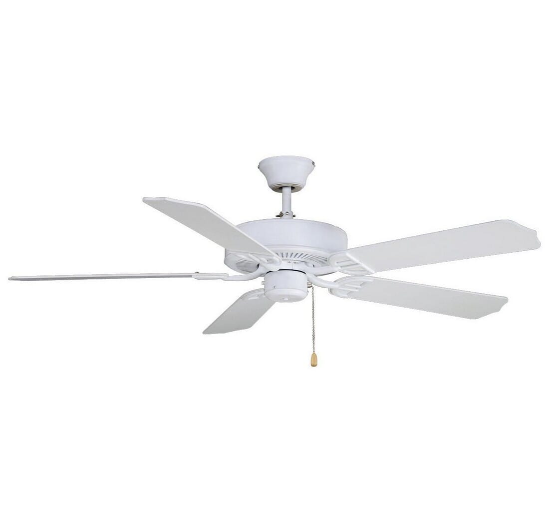 Fanimation 52" Aire Decor Ceiling Fan in Matte White w/Matte White Blades