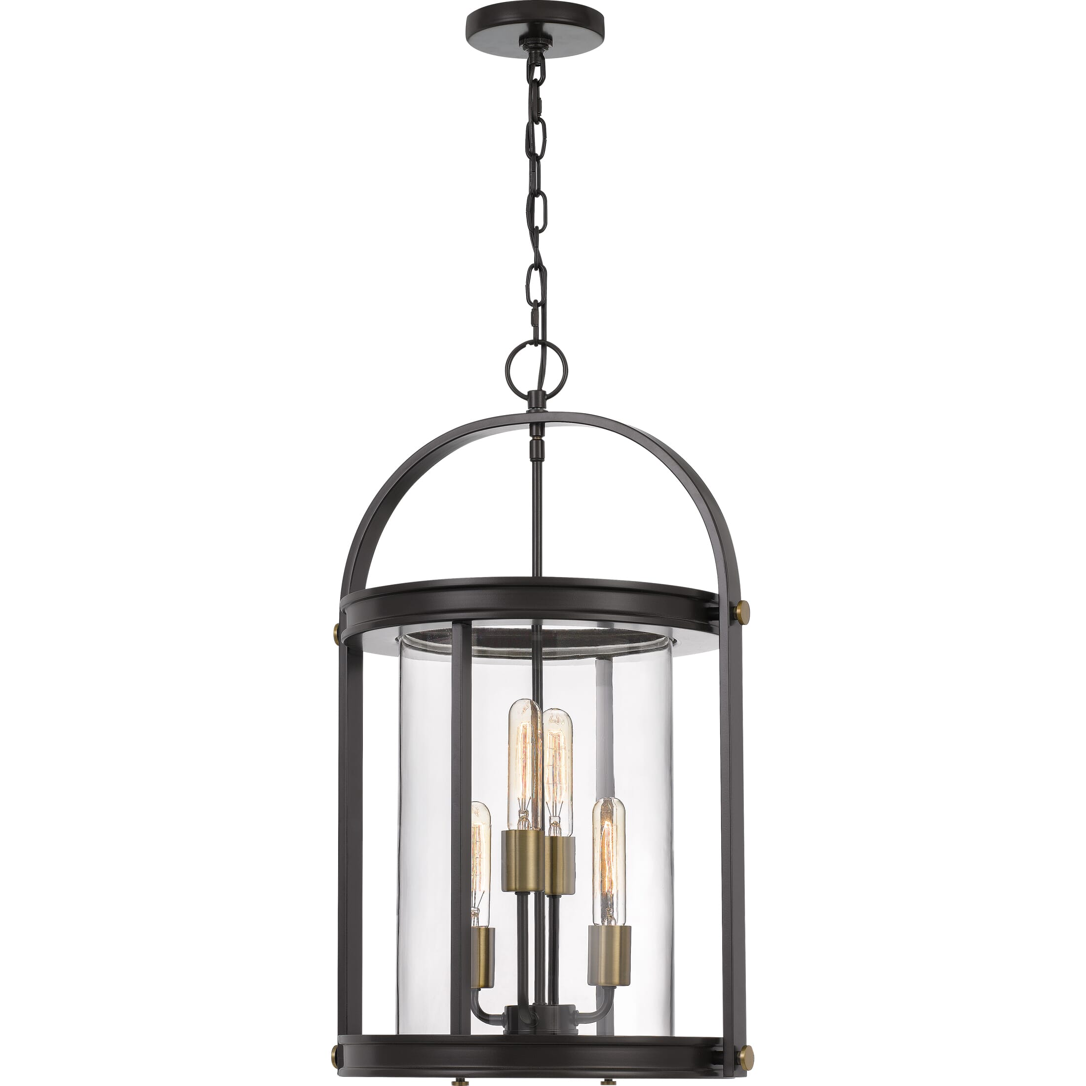 Quoizel Baltimore 4-Light 26" Transitional Chandelier in Old Bronze