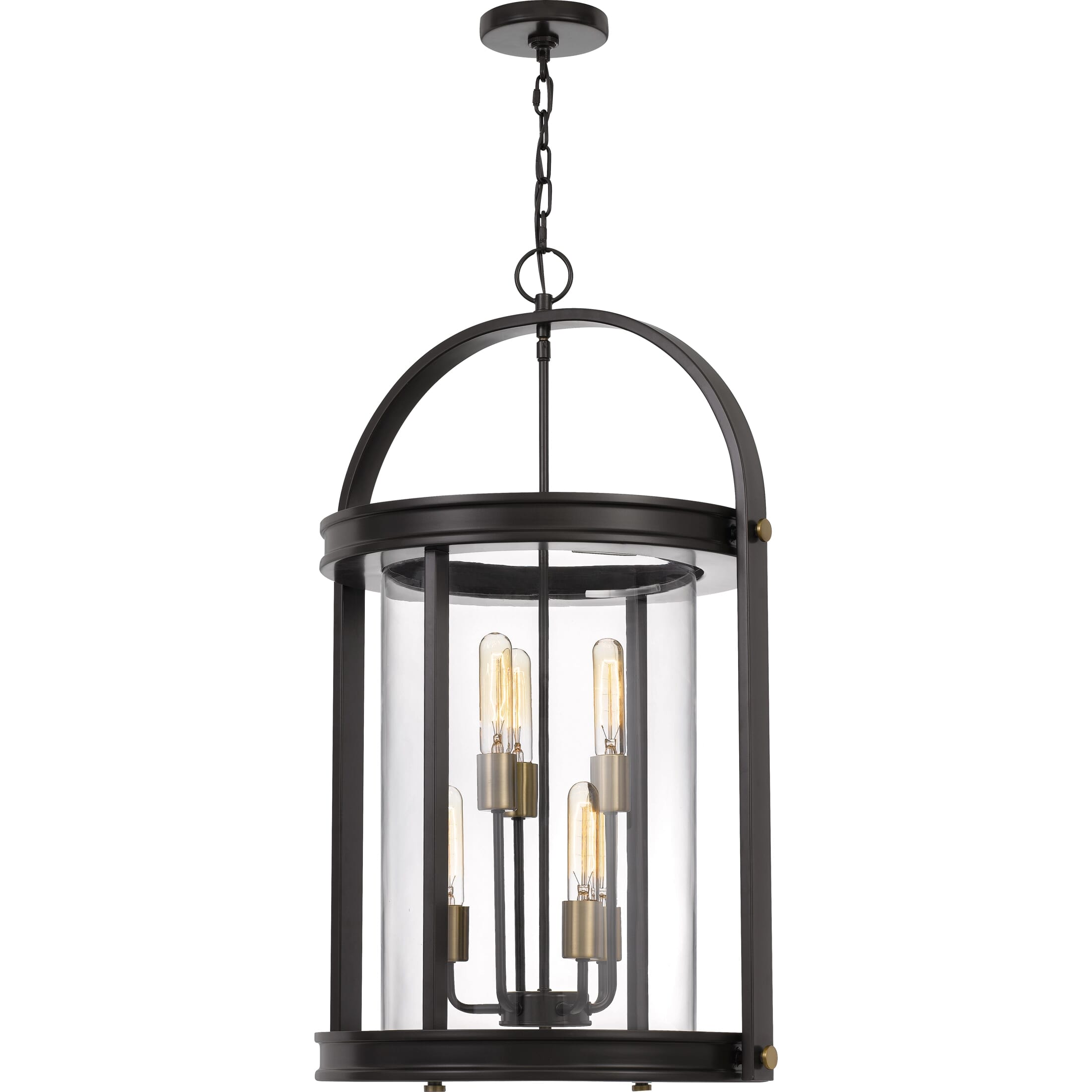 Quoizel Baltimore 6-Light 32" Transitional Chandelier in Old Bronze