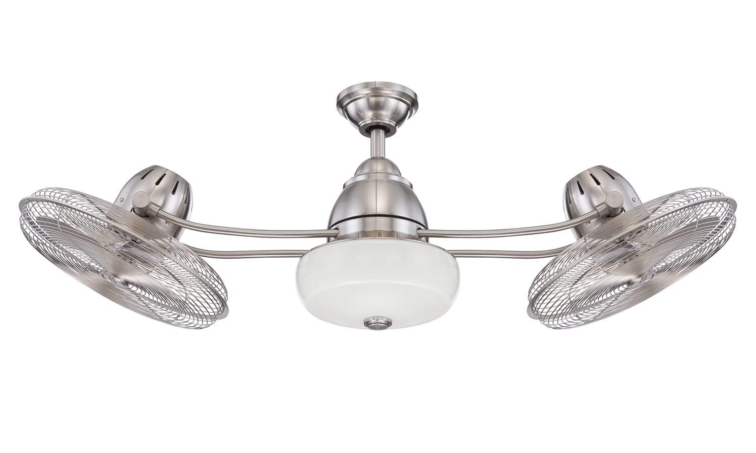 Craftmade 48" Bellows II Ceiling Fan in Brushed Polished Nickel