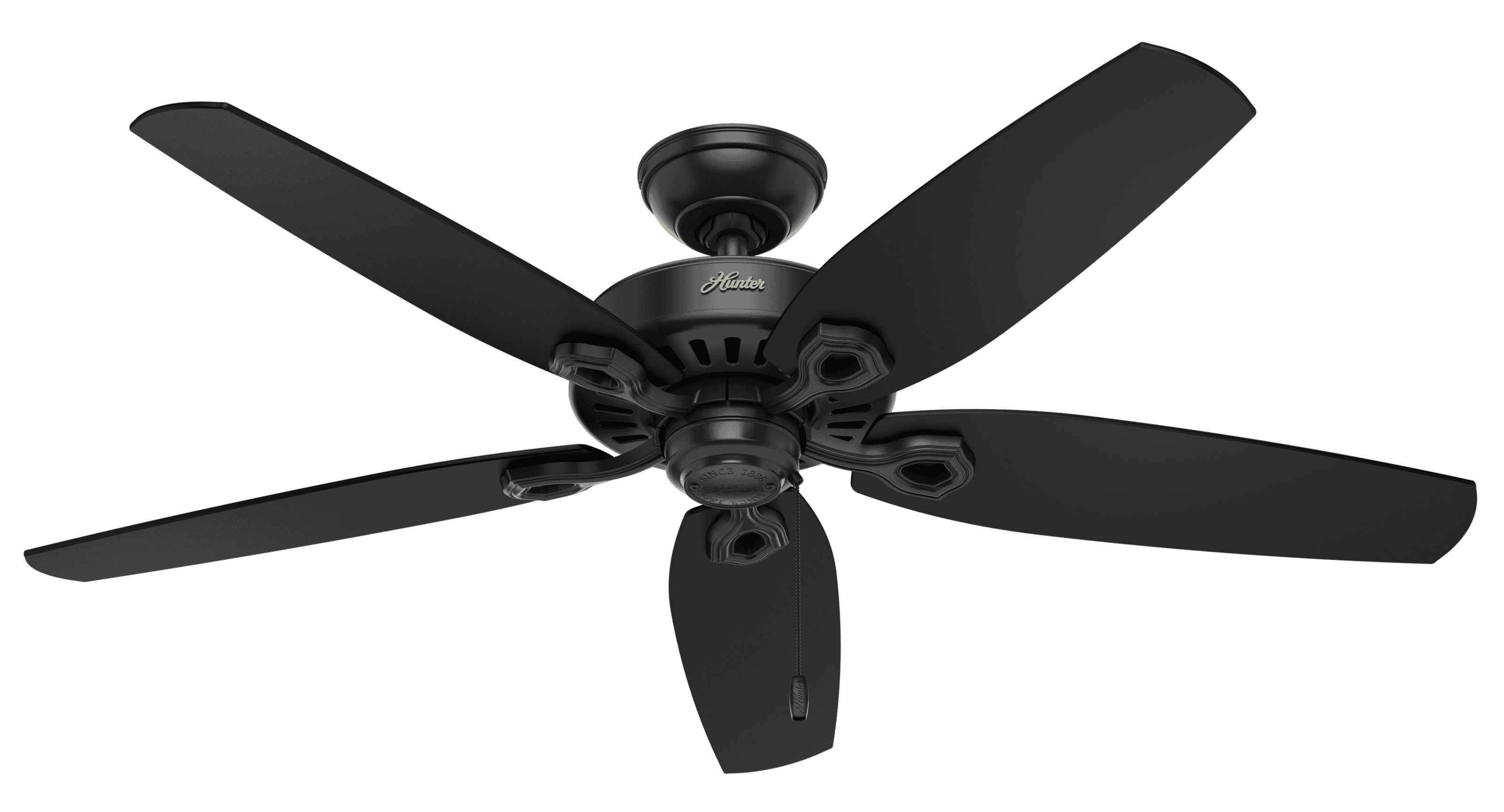 Hunter Builder Elite 52" Indoor/Outdoor Ceiling Fan in Matte Black