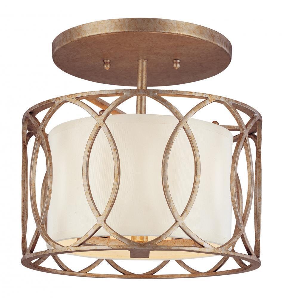 Troy Sausalito 3-Light Ceiling Light in Deep Bronze