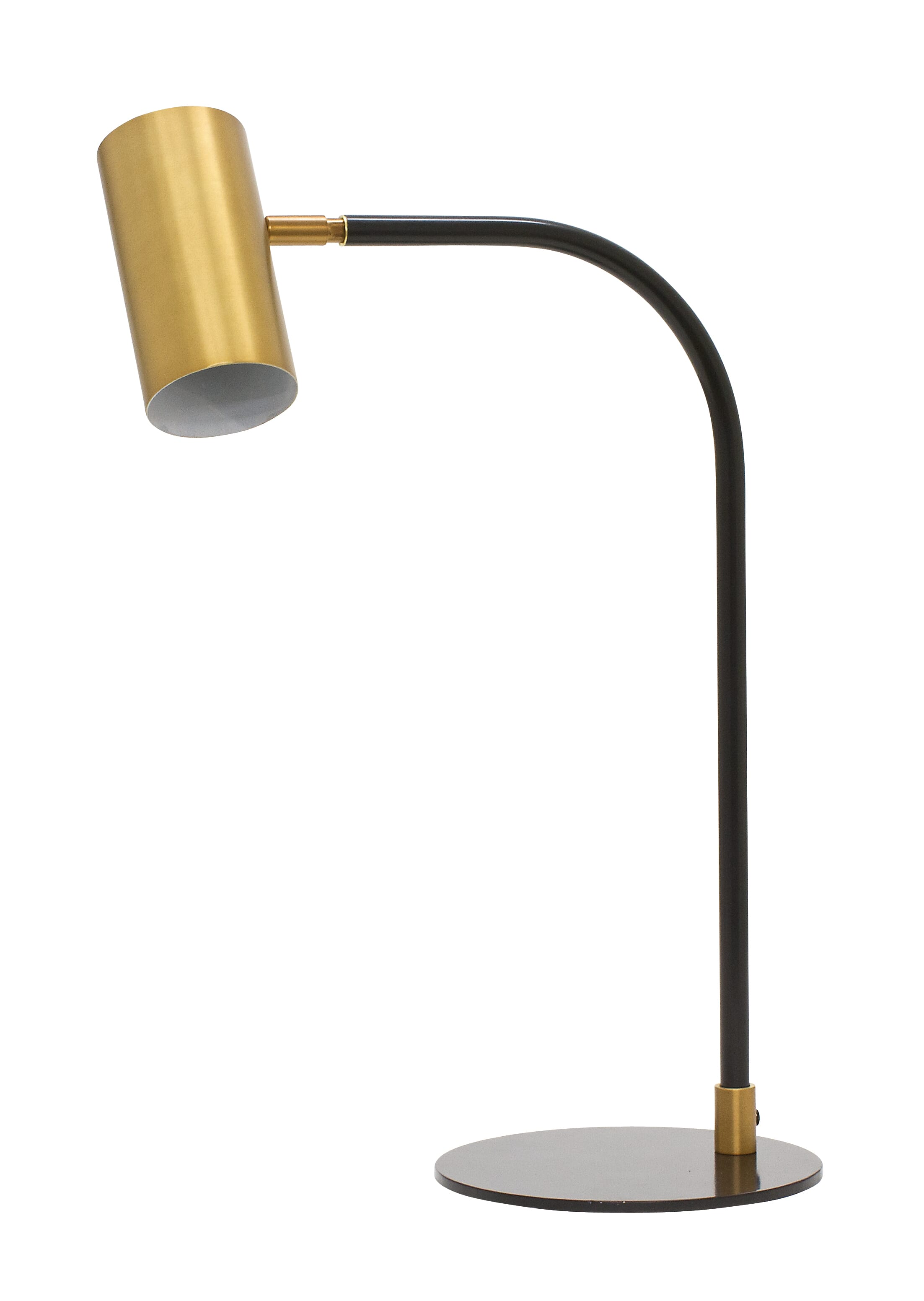 House of Troy Cavendish 21" Table Lamp in Weathered Brass and Black