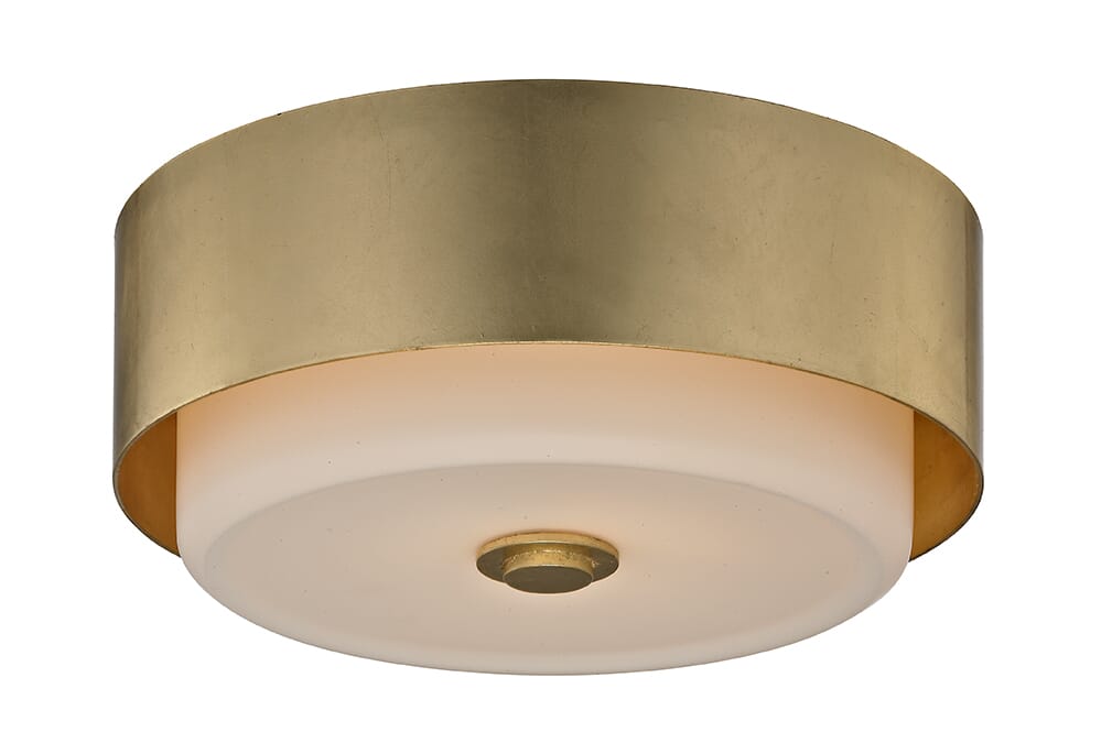 Troy Allure 2-Light Ceiling Light in Gold Leaf