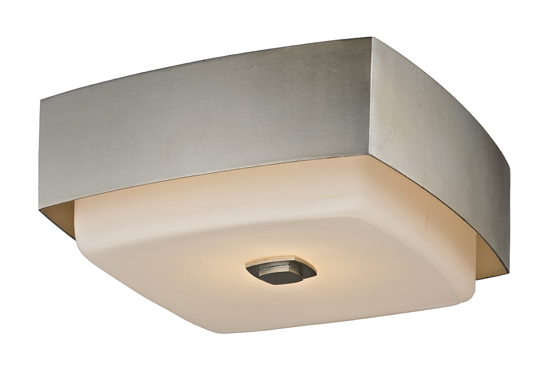 Troy Allure 2-Light 13" Ceiling Light in Silver Leaf