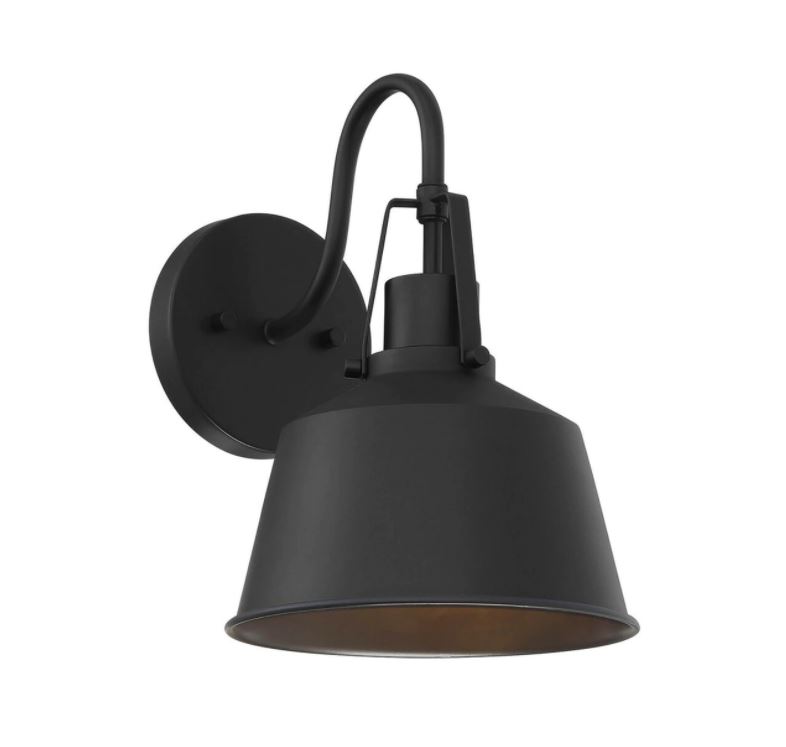 Trade Winds Outdoor Wall Light in Matte Black