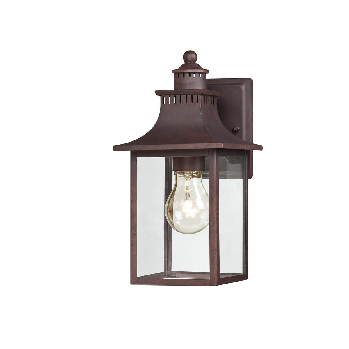 Quoizel Chancellor 6" Outdoor Wall Lantern in Copper Bronze