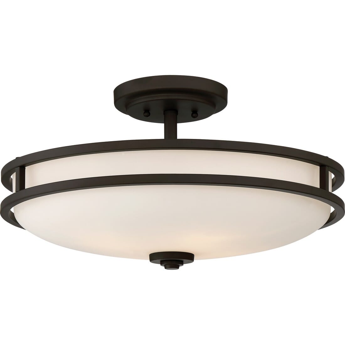 Quoizel Cadet 4-Light 19" Ceiling Light in Old Bronze