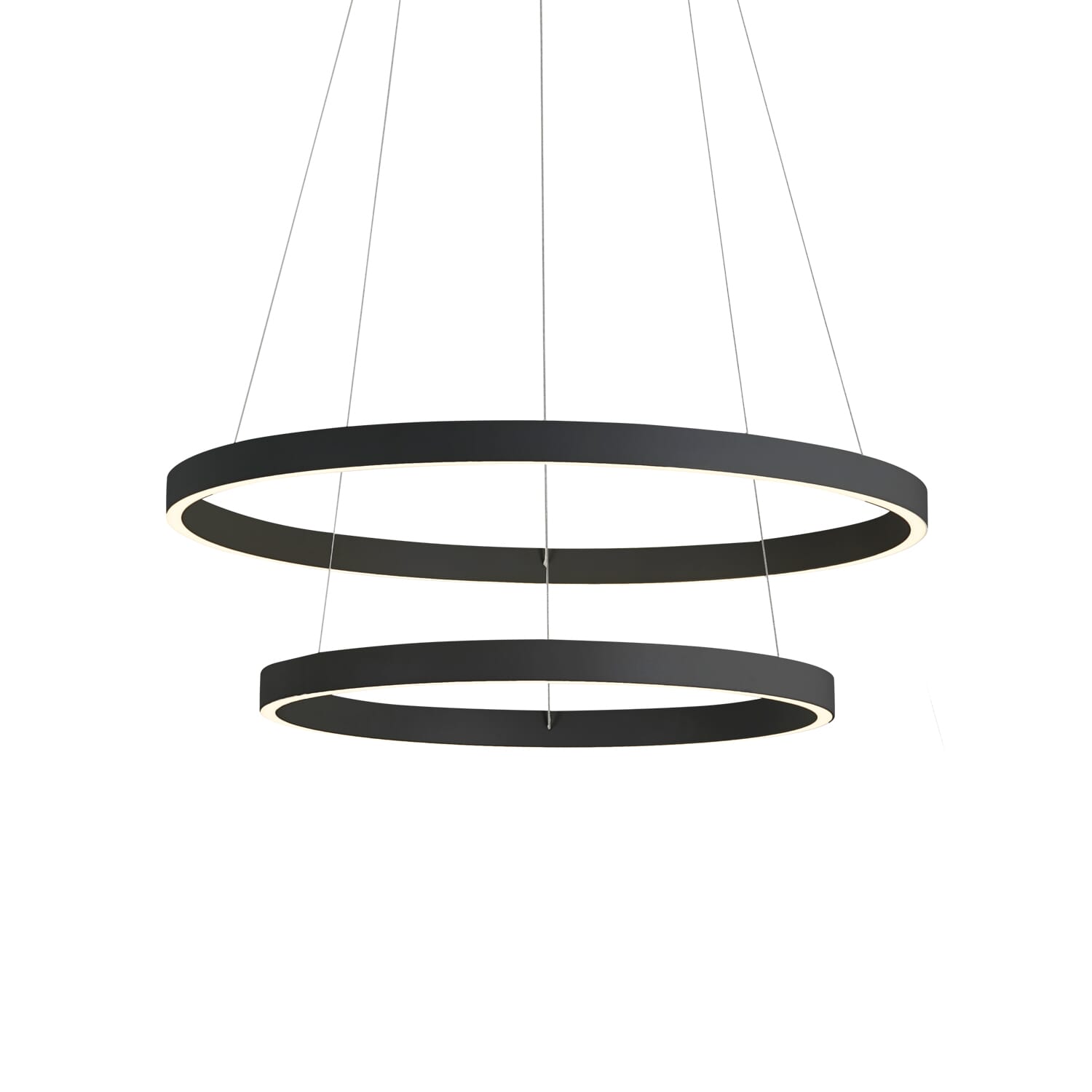 Kuzco Cerchio LED Contemporary Chandelier in Black