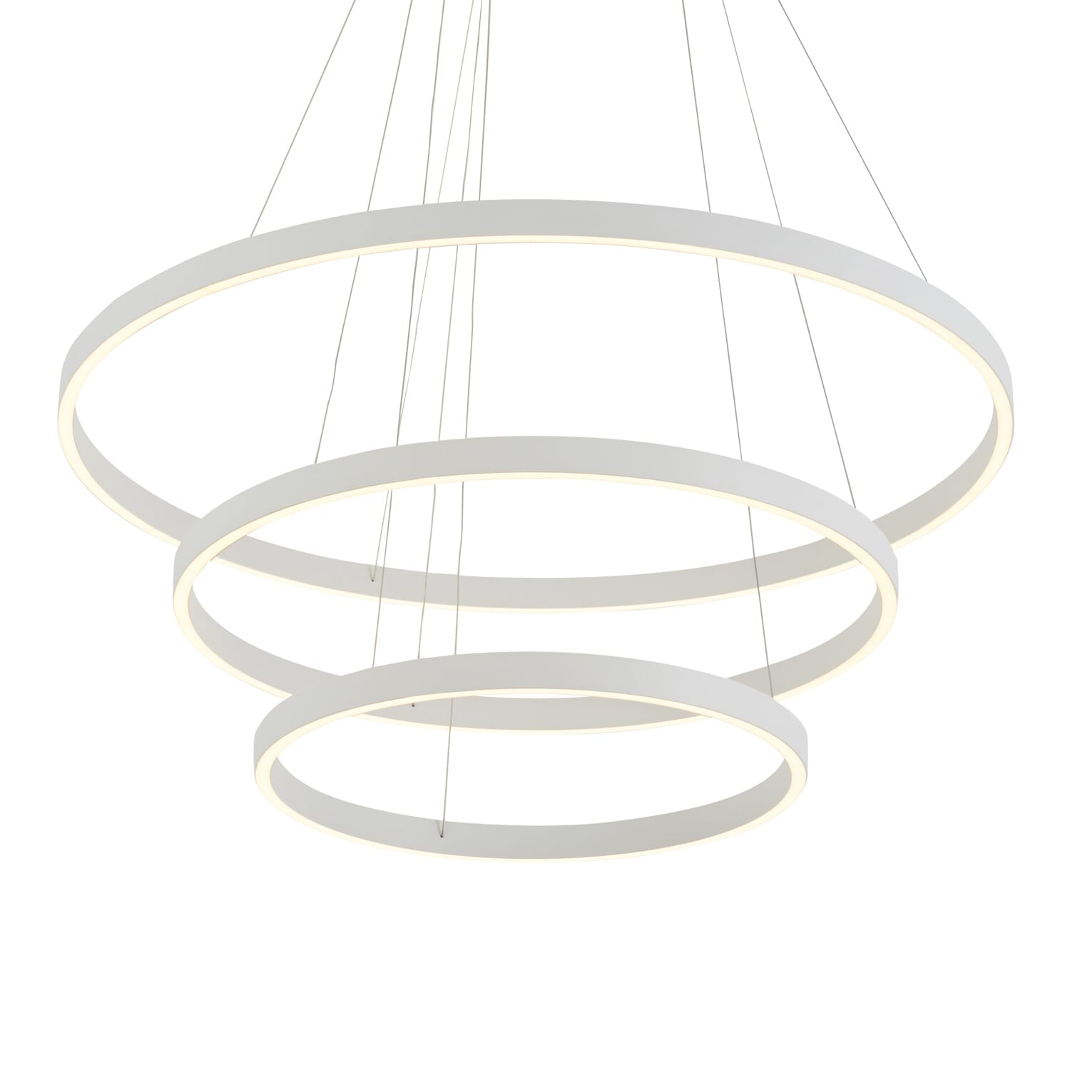 Kuzco Cerchio LED Contemporary Chandelier in White