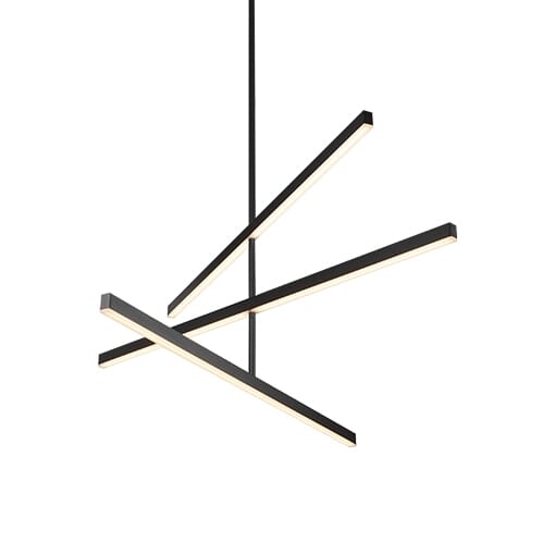 Kuzco Vega LED Contemporary Chandelier in Black