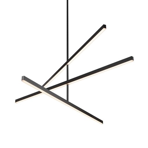 Kuzco Vega LED Contemporary Chandelier in Black