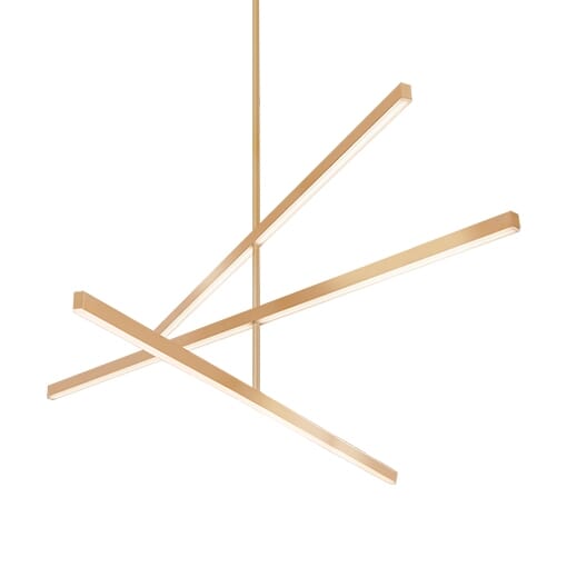 Kuzco Vega LED Contemporary Chandelier in Gold