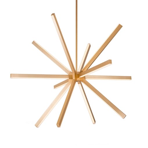 Kuzco Sirius LED Contemporary Chandelier in Gold