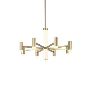 Kuzco Brazen LED Contemporary Chandelier in Brass