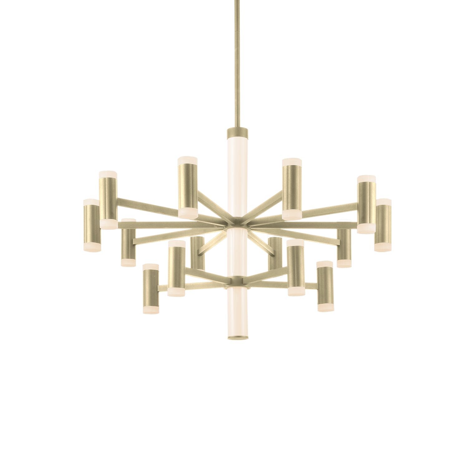 Kuzco Brazen LED Contemporary Chandelier in Brass