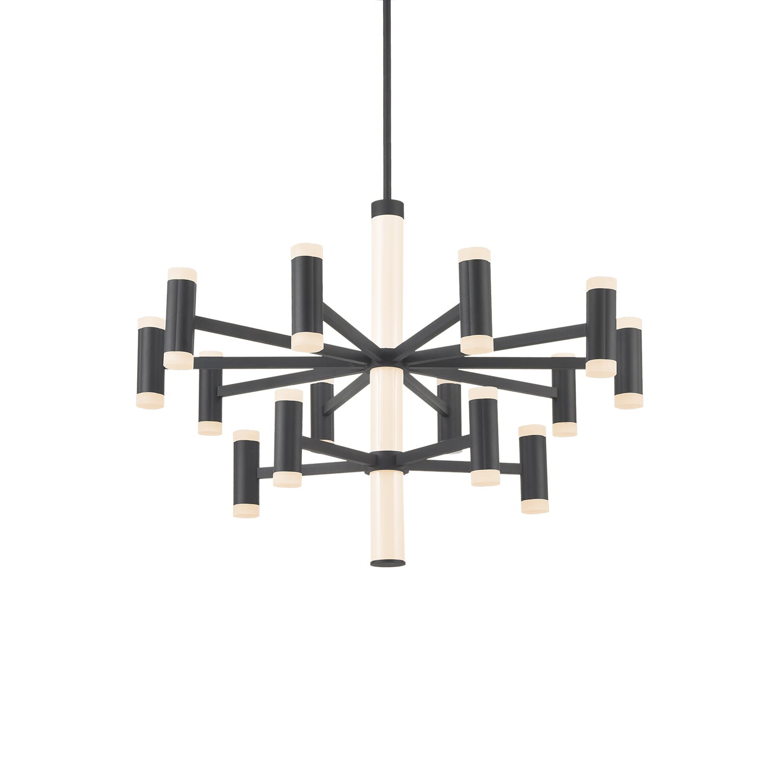 Kuzco Brazen LED Contemporary Chandelier in Black