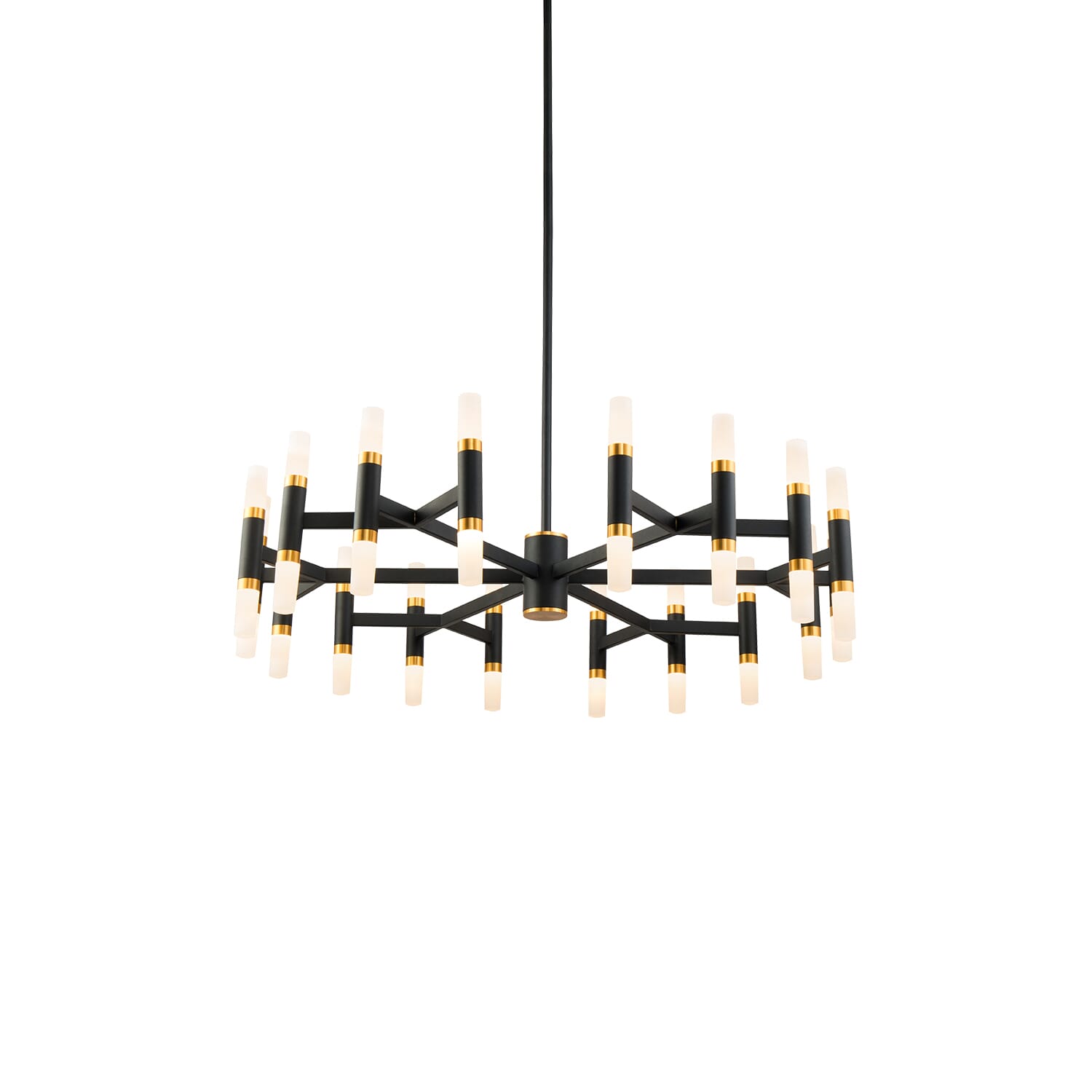 Kuzco Draven LED Contemporary Chandelier in Black