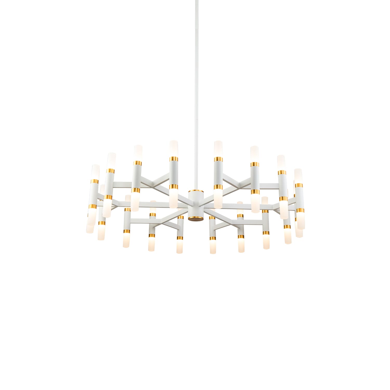 Kuzco Draven LED Contemporary Chandelier in White