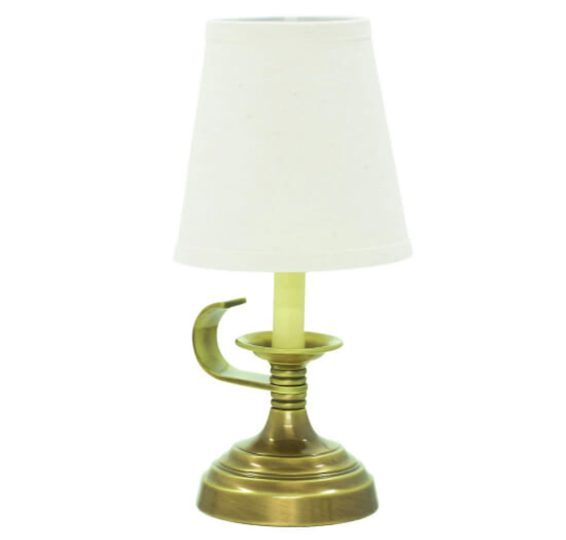 House of Troy Coach 12" Table Lamp in Antique Silver