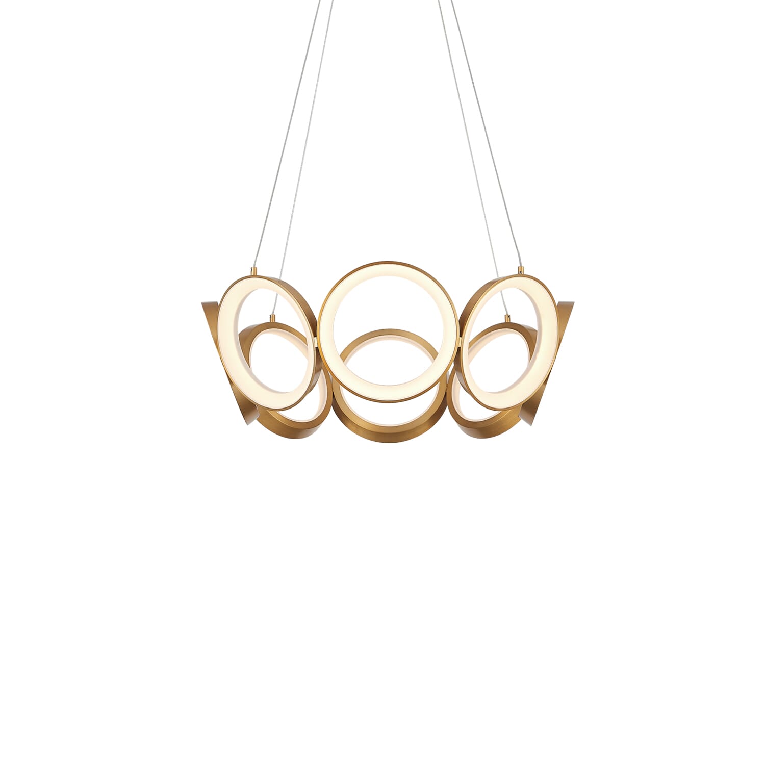 Kuzco Oros LED Contemporary Chandelier in Brass