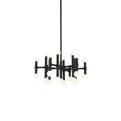 Kuzco Rivoli LED Contemporary Chandelier in Black