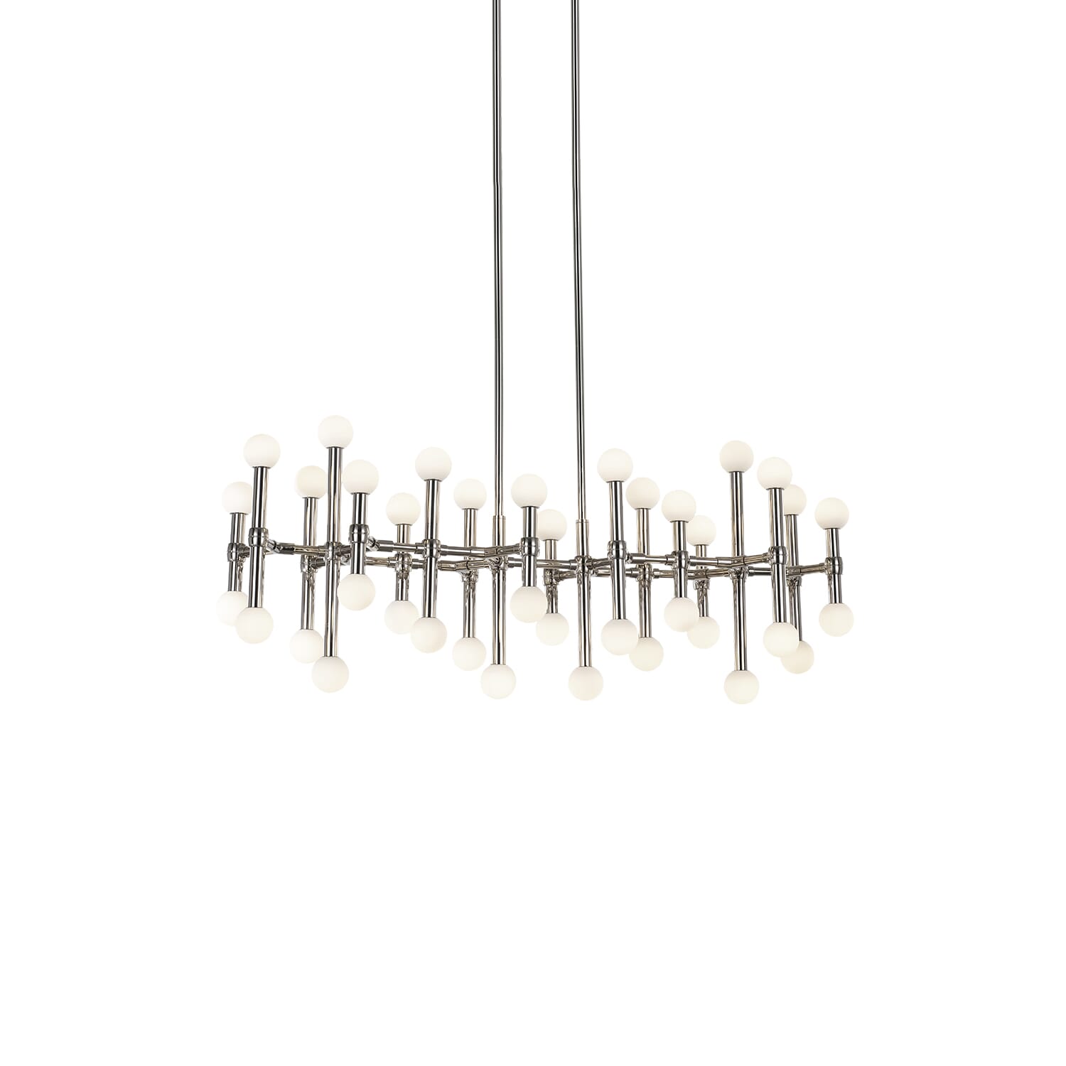 Kuzco Rivoli LED Contemporary Chandelier in Nickel