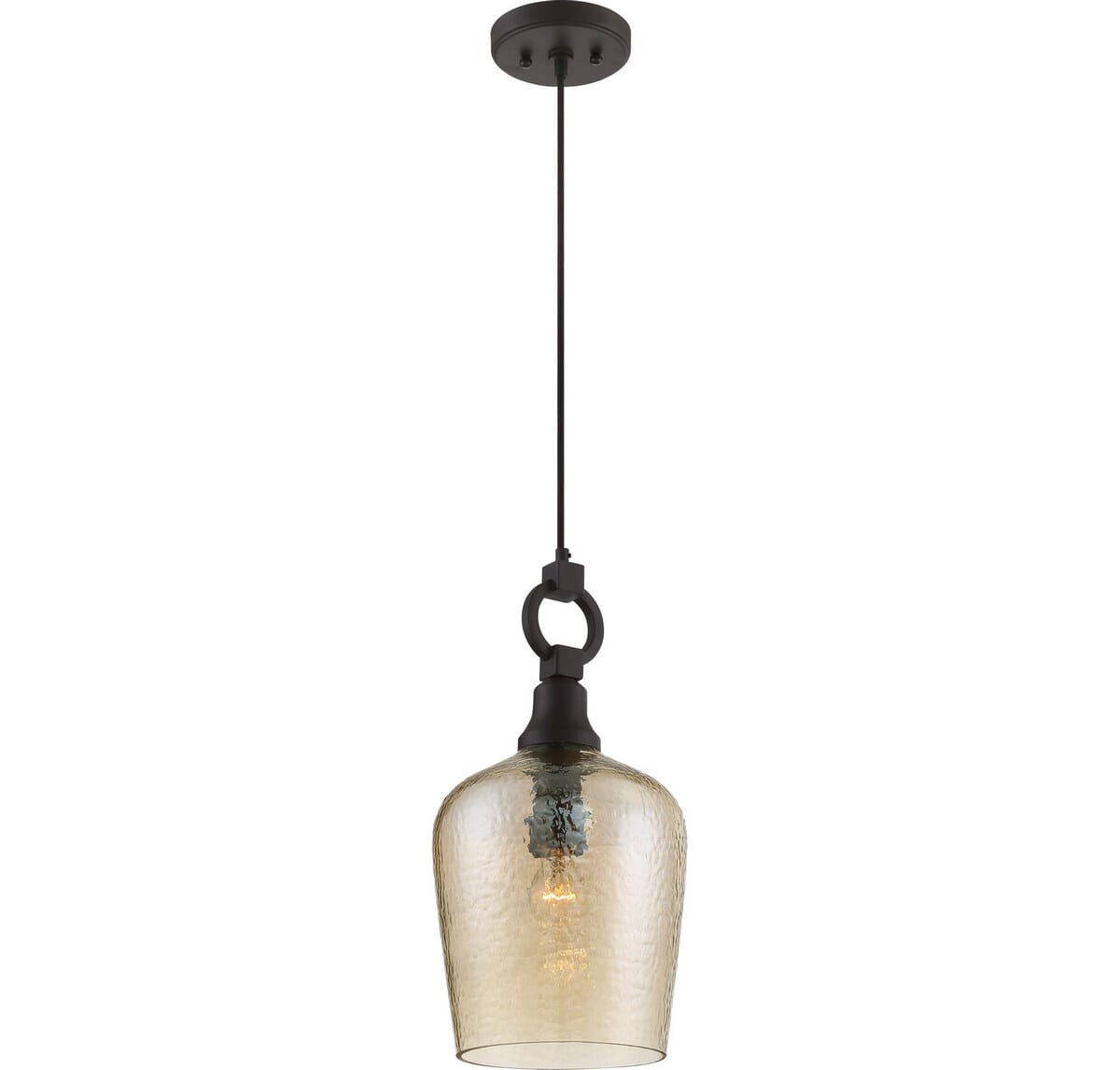 Quoizel Kendrick 9" Pendant Light in Western Bronze