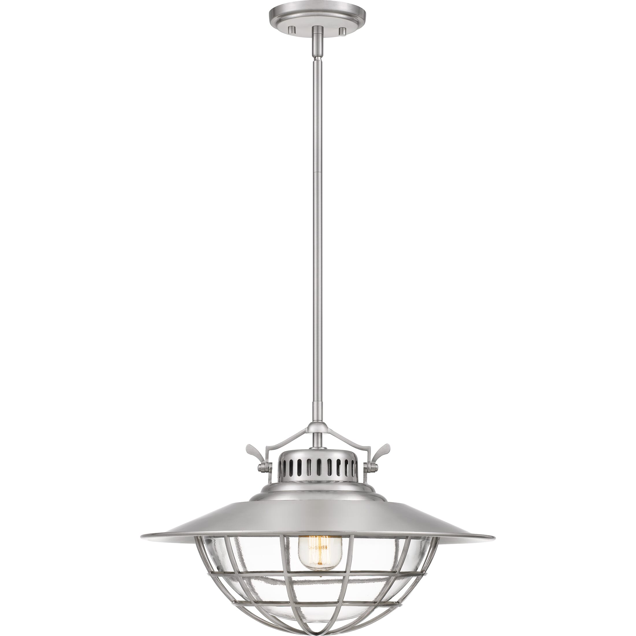 Quoizel Starboard 18" Pendant Light in Brushed Nickel