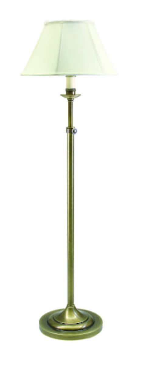 House of Troy Club Floor Lamp in Antique Brass Finish