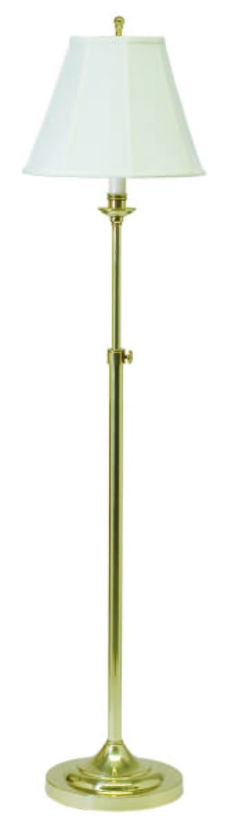 House of Troy Club Floor Lamp in Polished Brass Finish