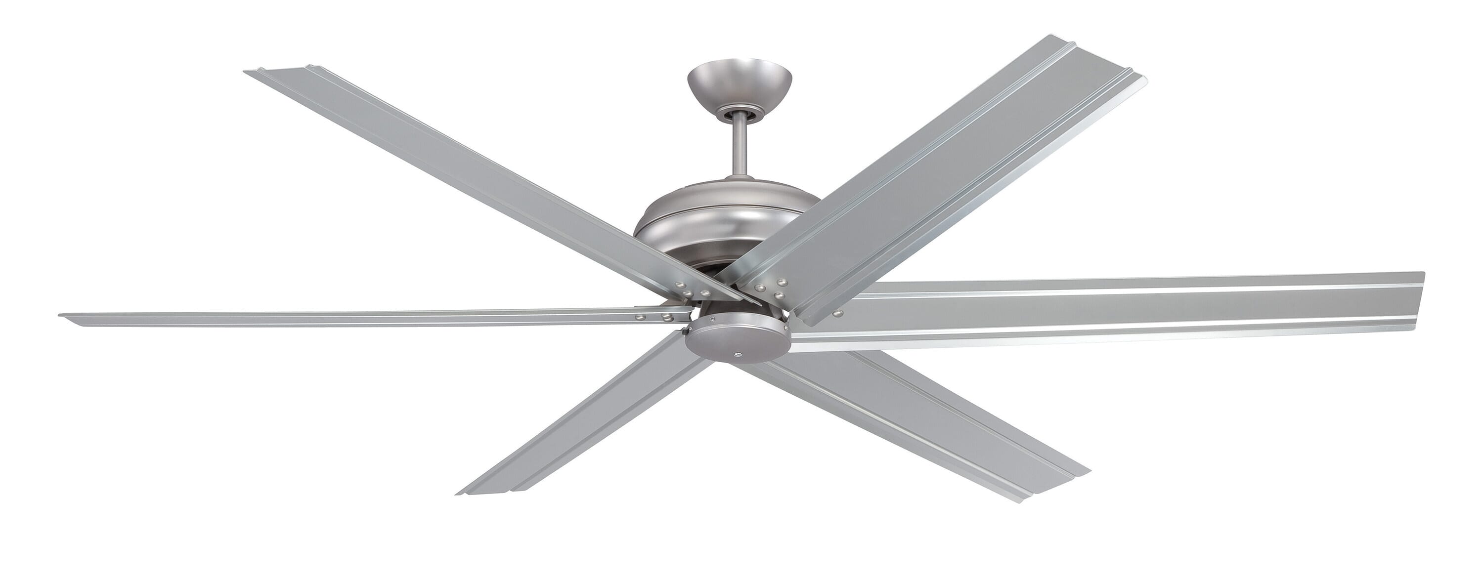 Craftmade 96" Colossus Ceiling Fan in Brushed Satin Nickel